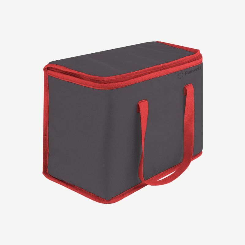 термосумка сумка холодильник  темно серый красная